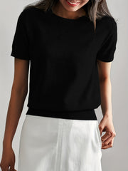 Kortärmad casual tröja