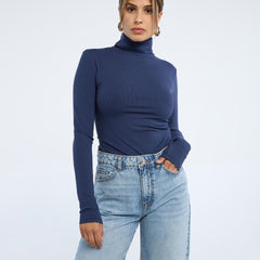 Långärmad med rullhals