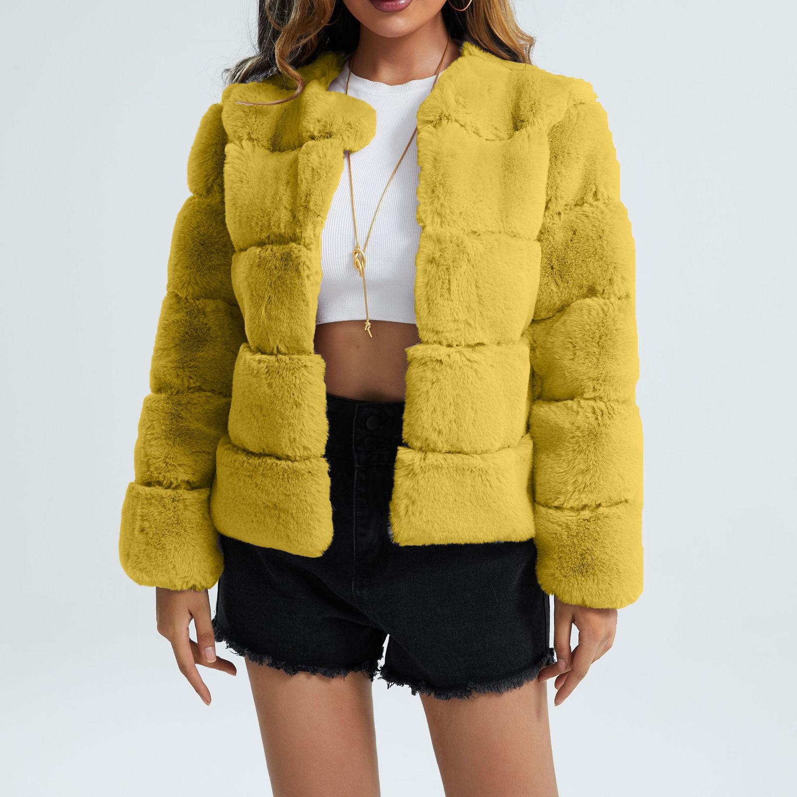 Luxury short fur jacket