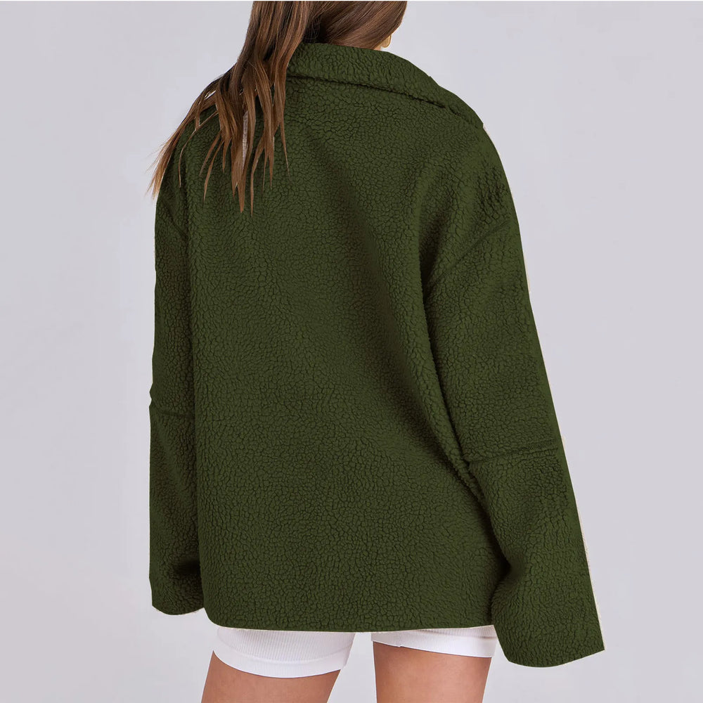 Turtleneck-kappa i varm ull