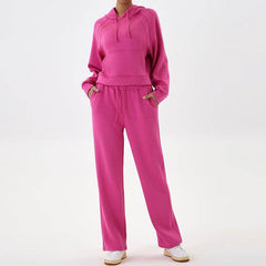 Comfortable lounge set with hoodie and pants