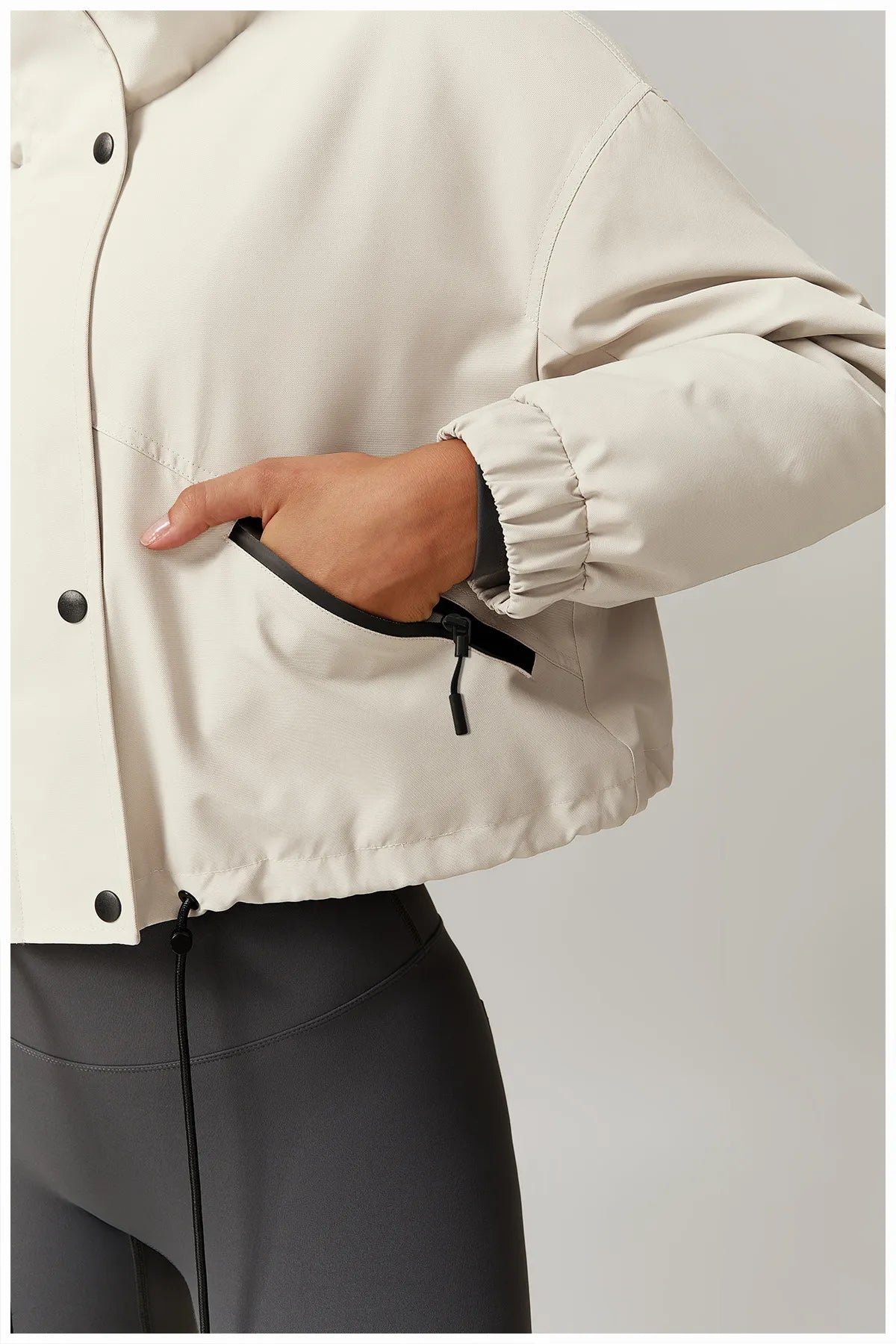 Varm och bekväm jacka med smal passform