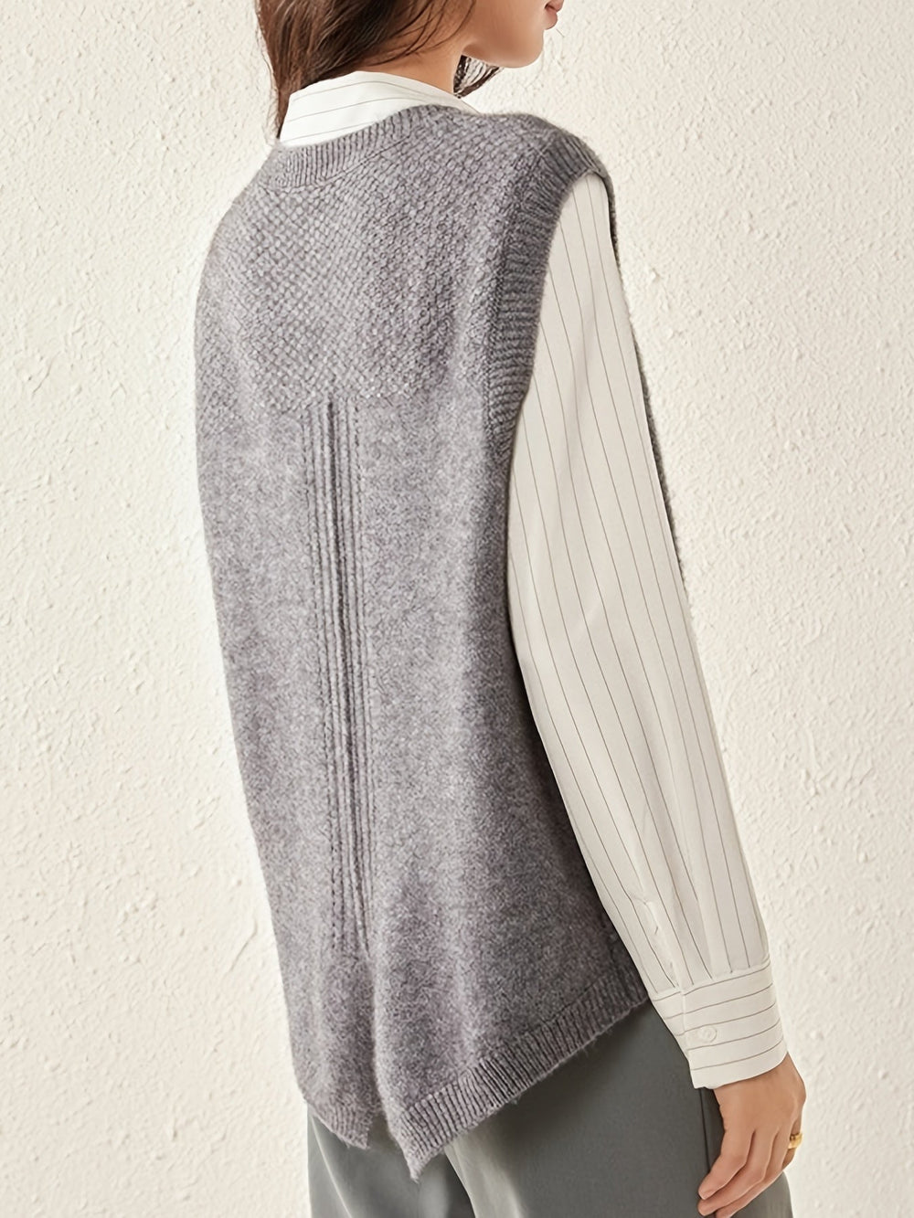 Cardigan stickad tröja