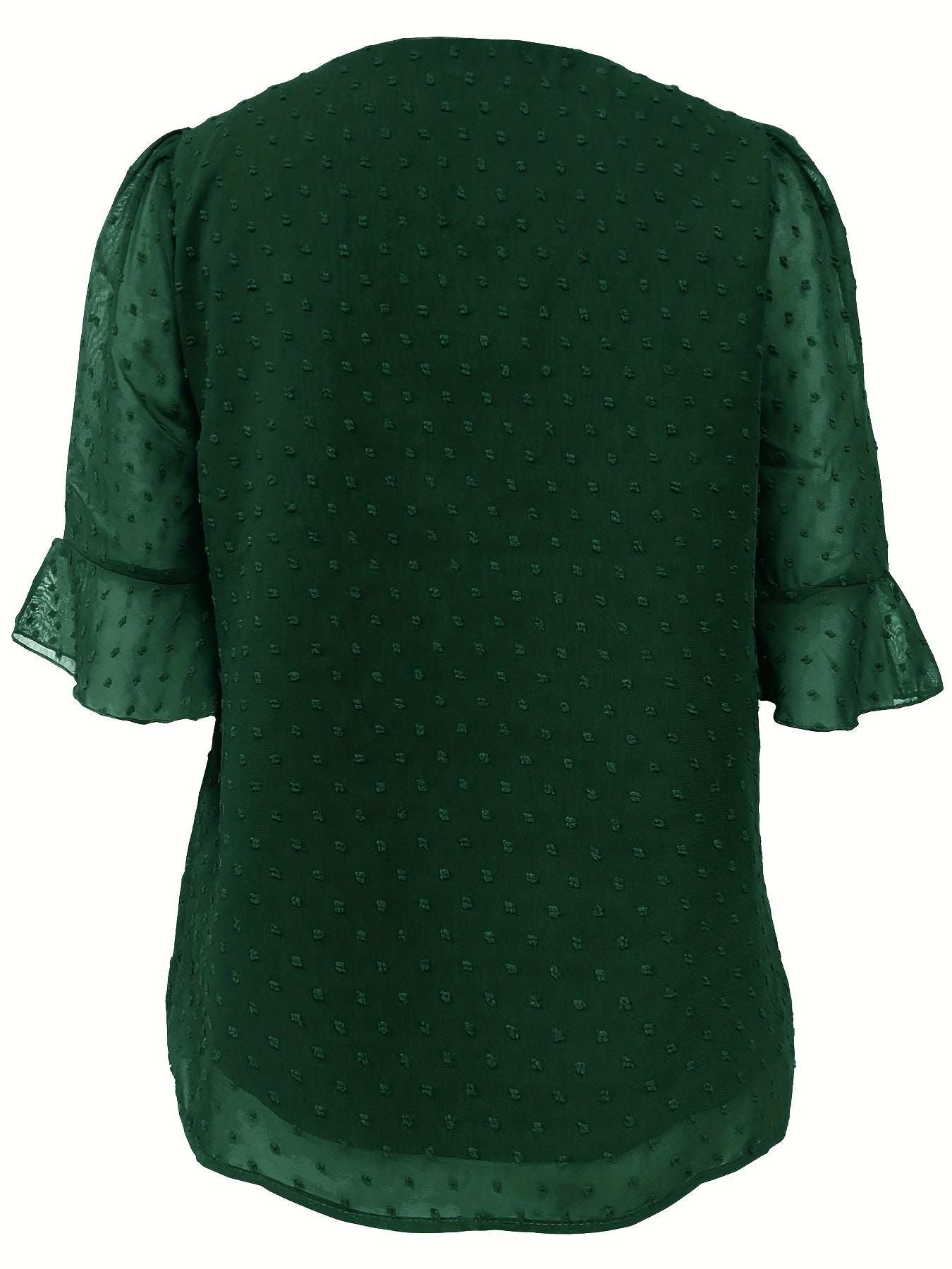 Lös blus med låg ärm