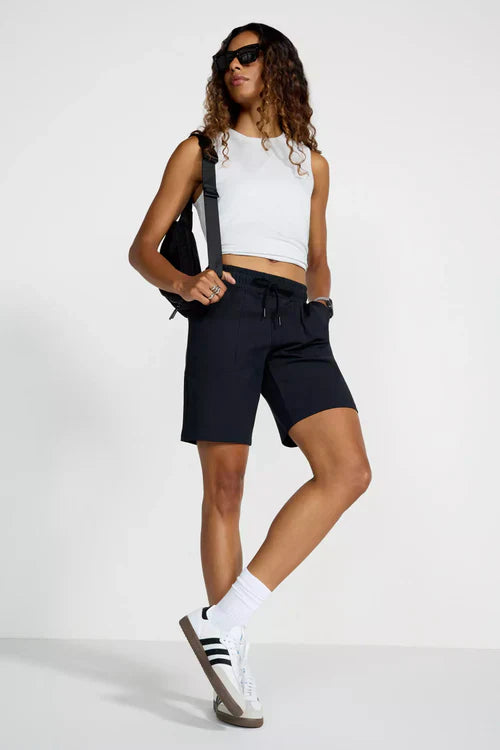 Unisex relaxed fit drawstring shorts