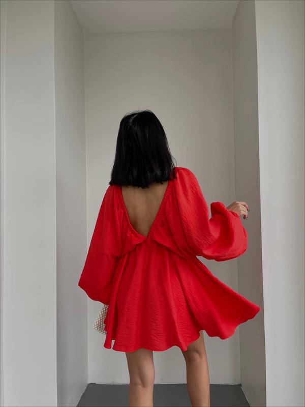 Off-the-shoulder bohemian mini dress