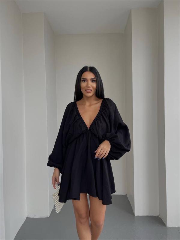 Off-the-shoulder bohemian mini dress