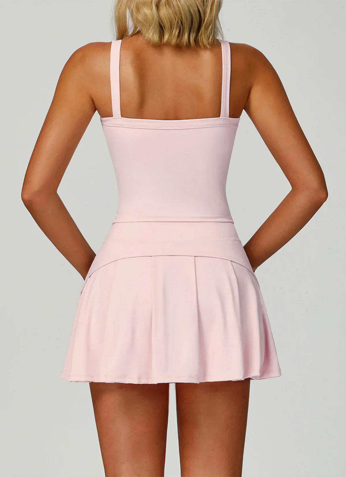 Sports top and skirt set