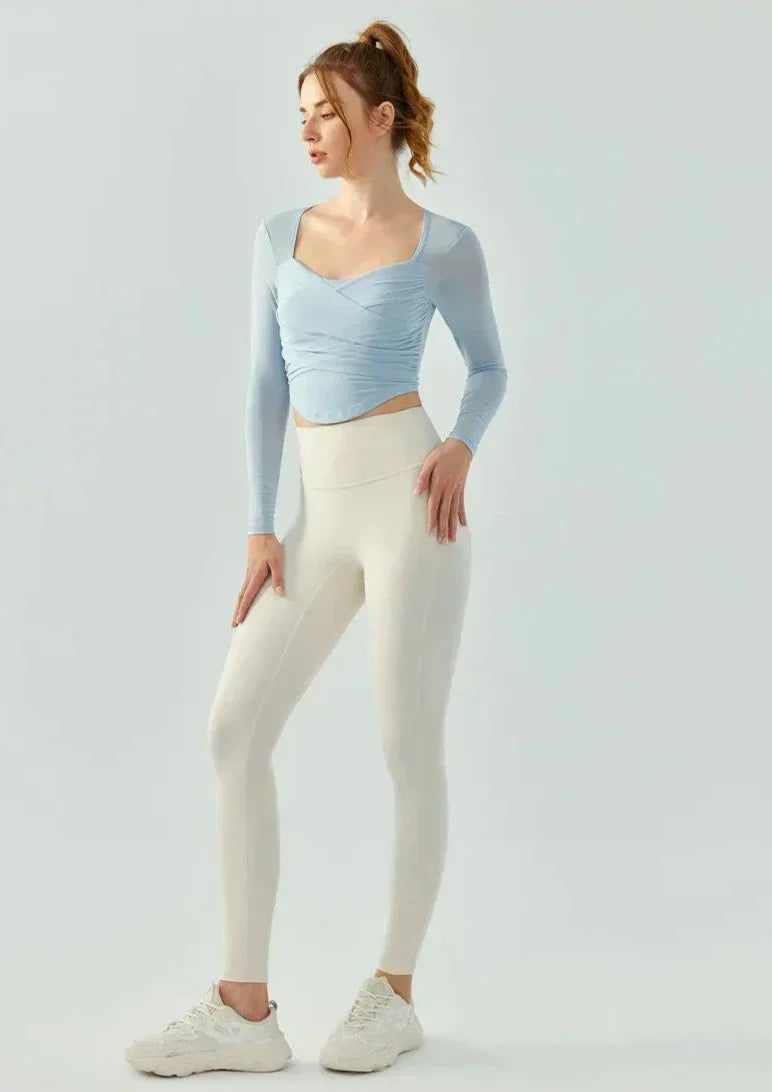 Snodd sport-T-shirt med bar rygg