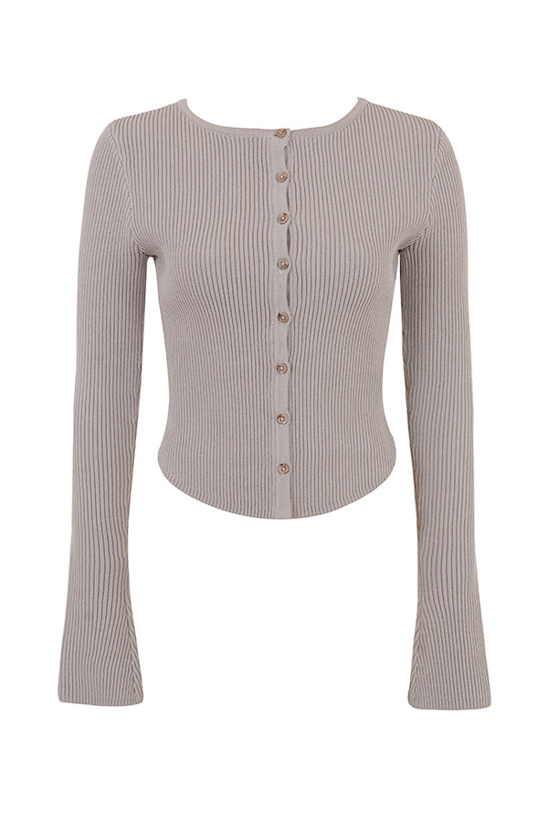 Knitted blouse with narrow pants