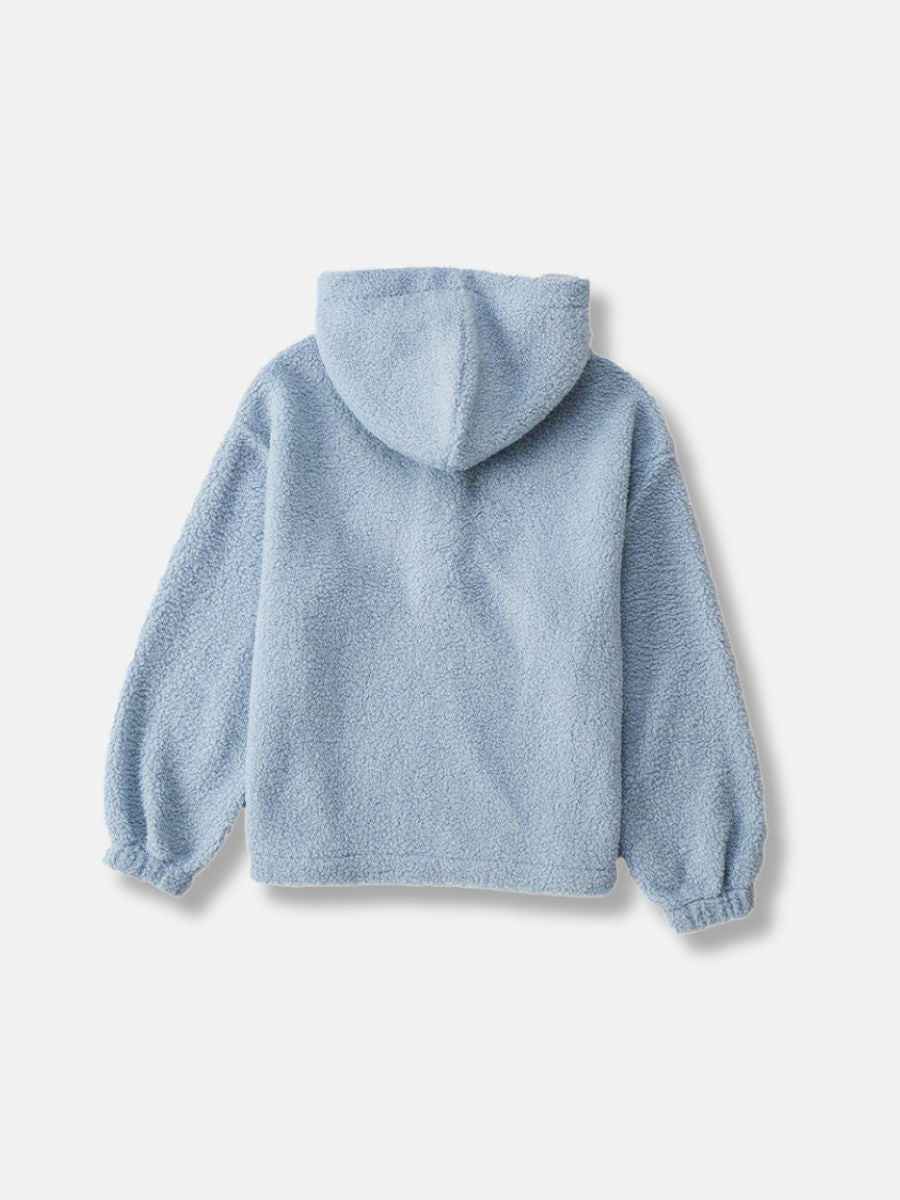 Mjuk huvtröja med bouttons