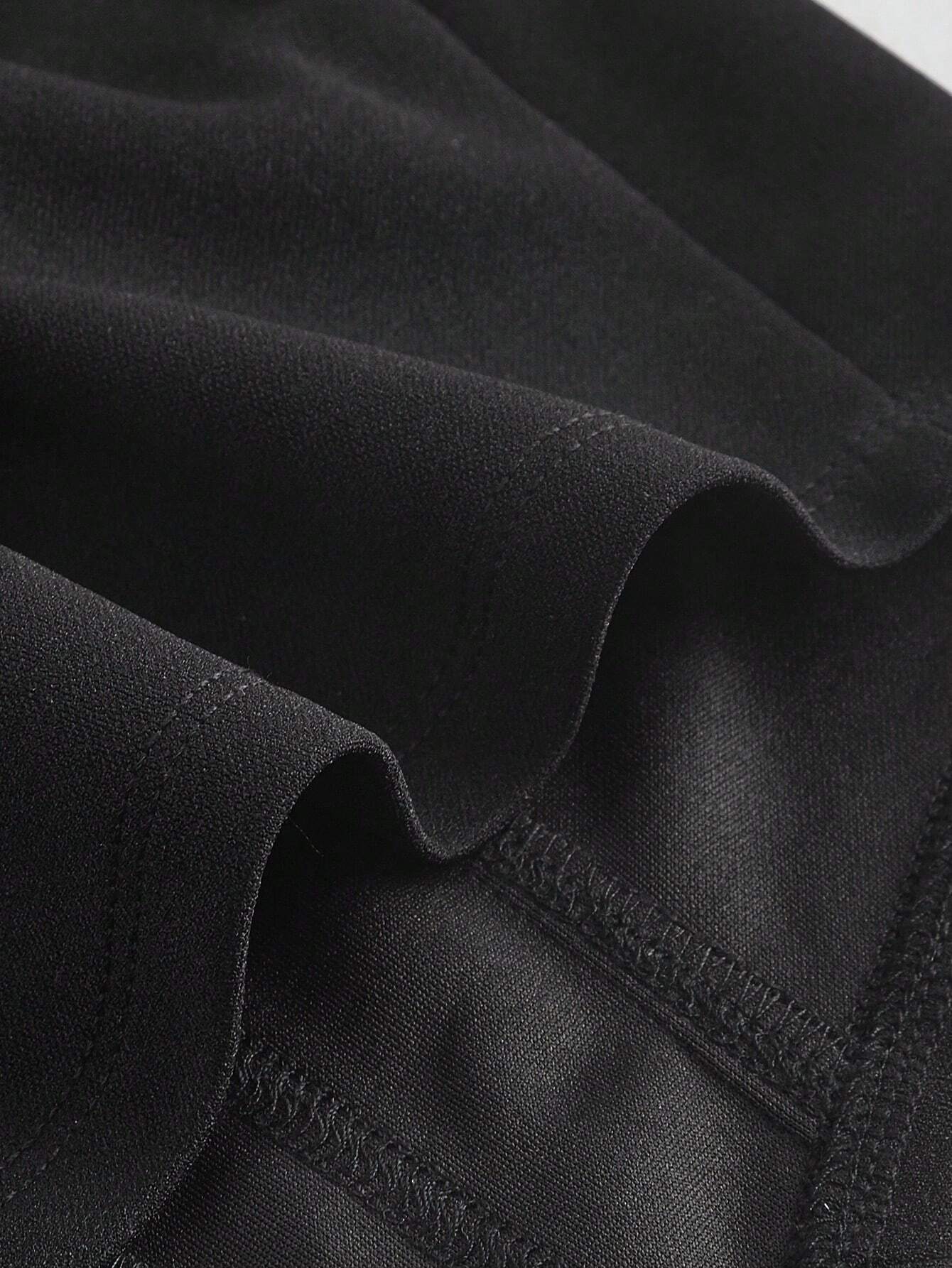 Lace-up top with fitted cut