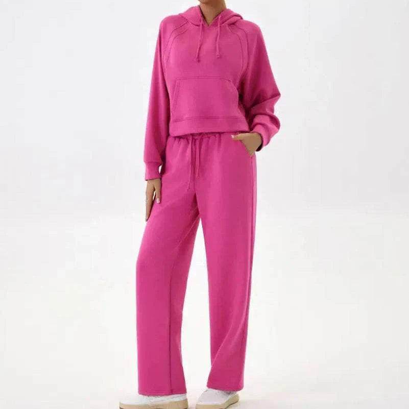 Comfortable lounge set with hoodie and pants