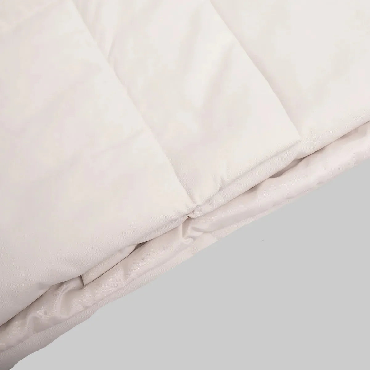 Long wrap puffer coat with belt and large shawl collar