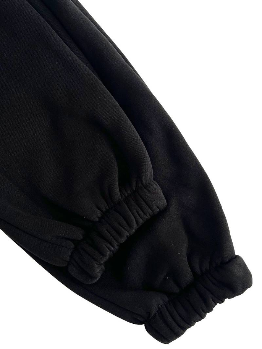 Blus med dragkedja och träningsoverallsbyxa