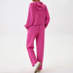 Comfortable lounge set with hoodie and pants