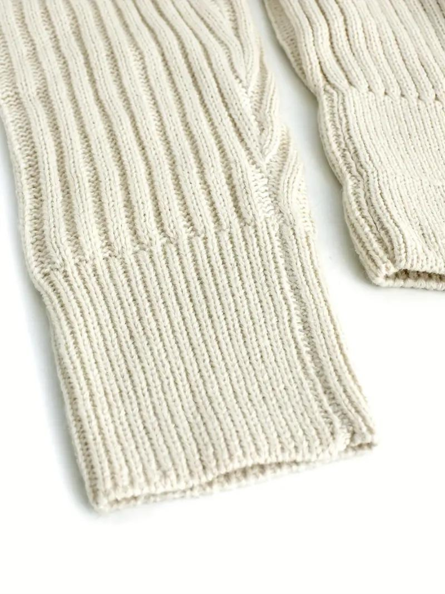 Linnétröja med asymmetrisk halsringning