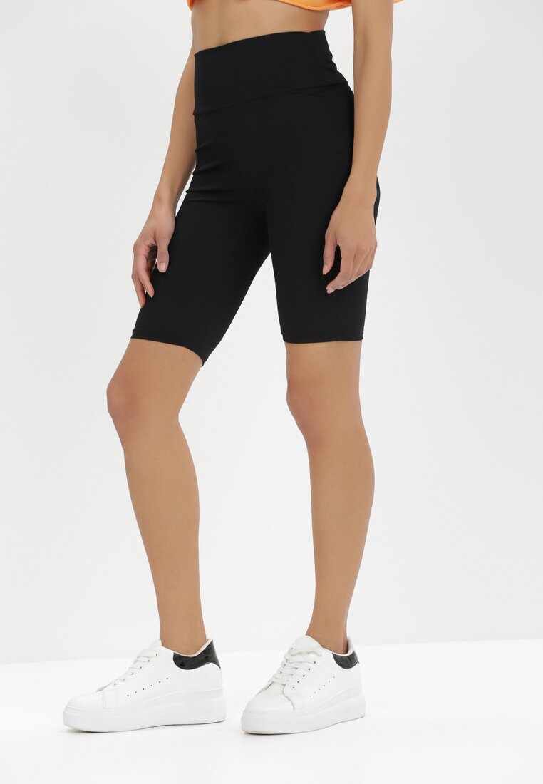 High-waisted sports shorts