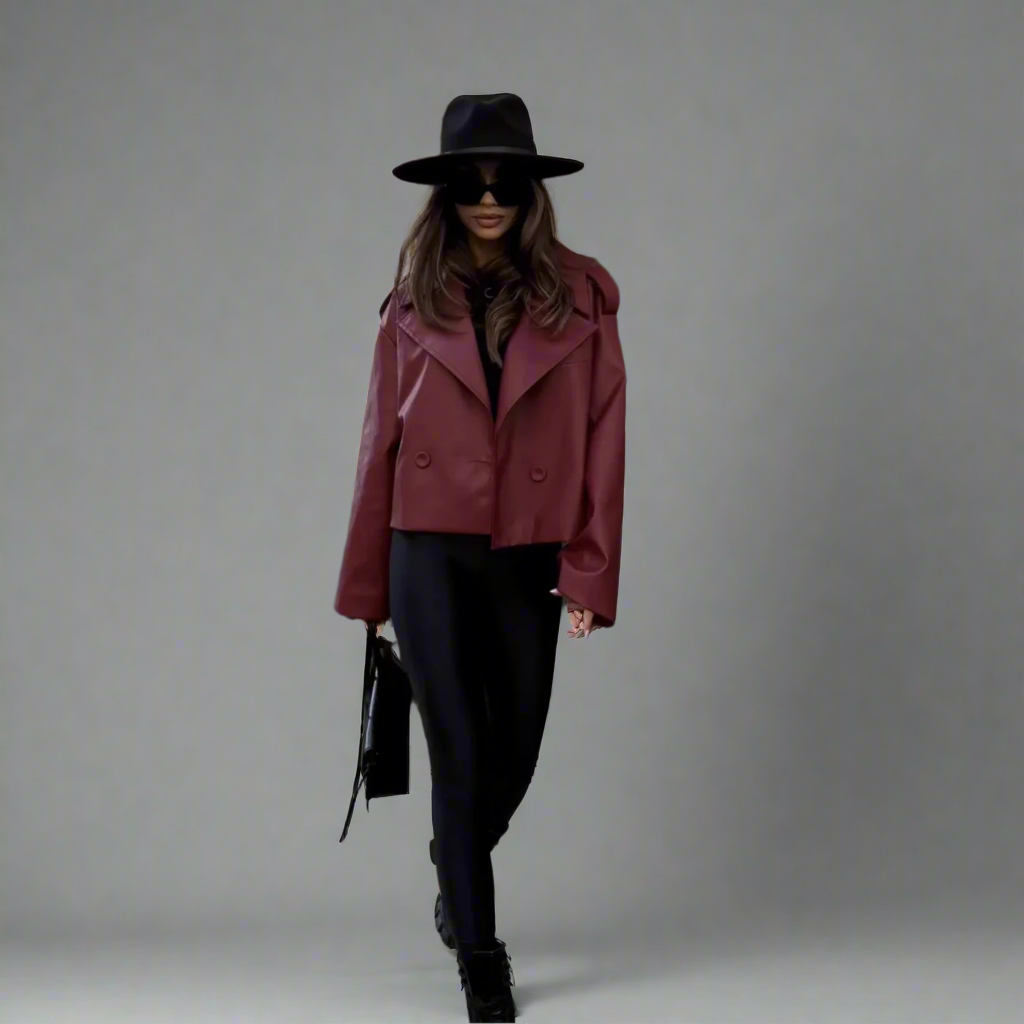 Skinnjacka i retrodesign