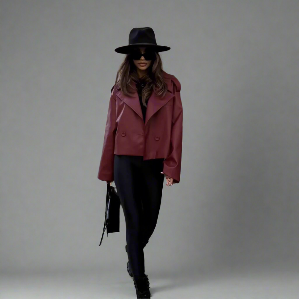 Skinnjacka i retrodesign