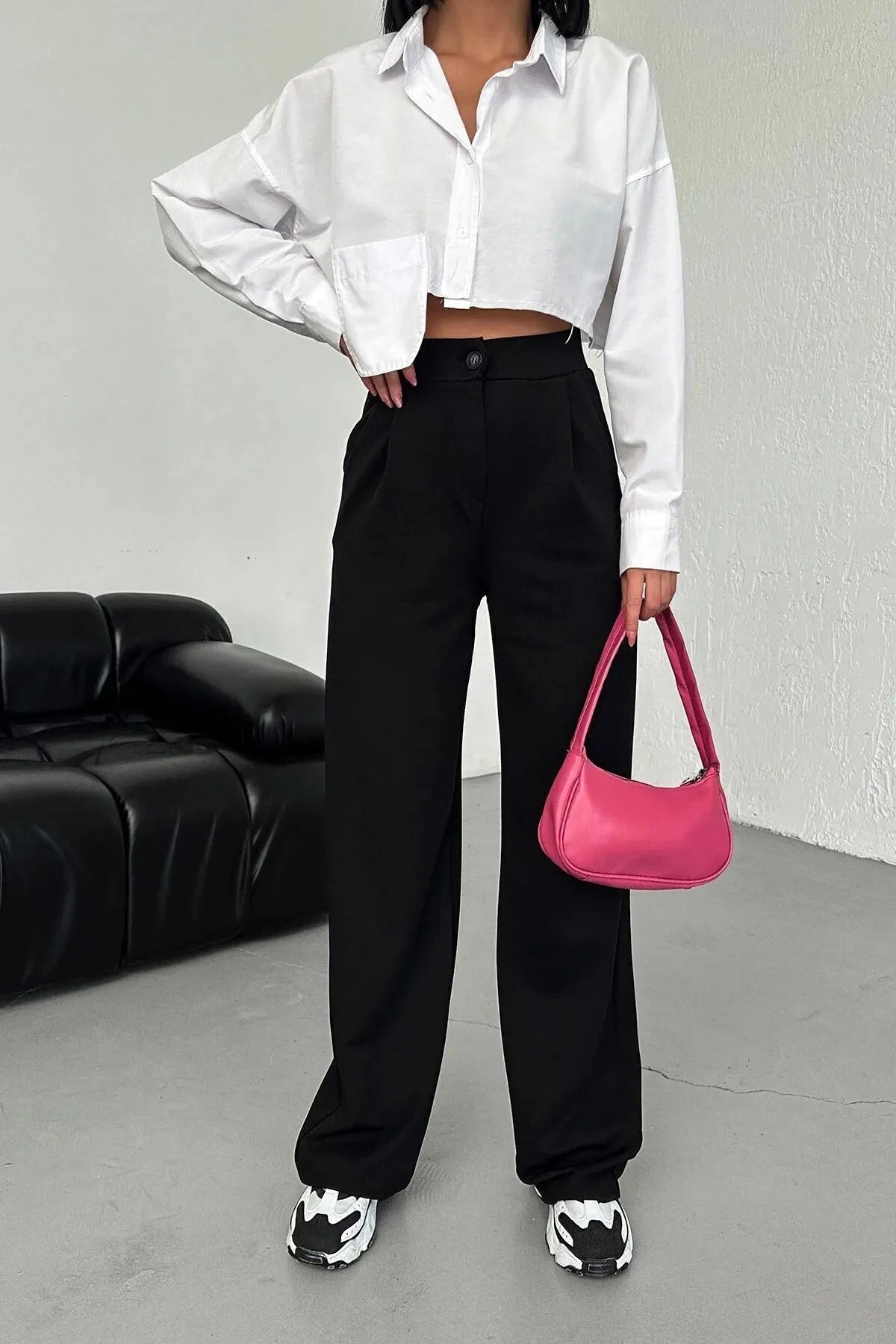 Classic wide leg pants