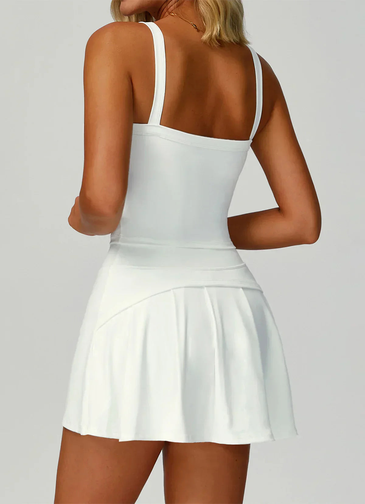 Sports top and skirt set