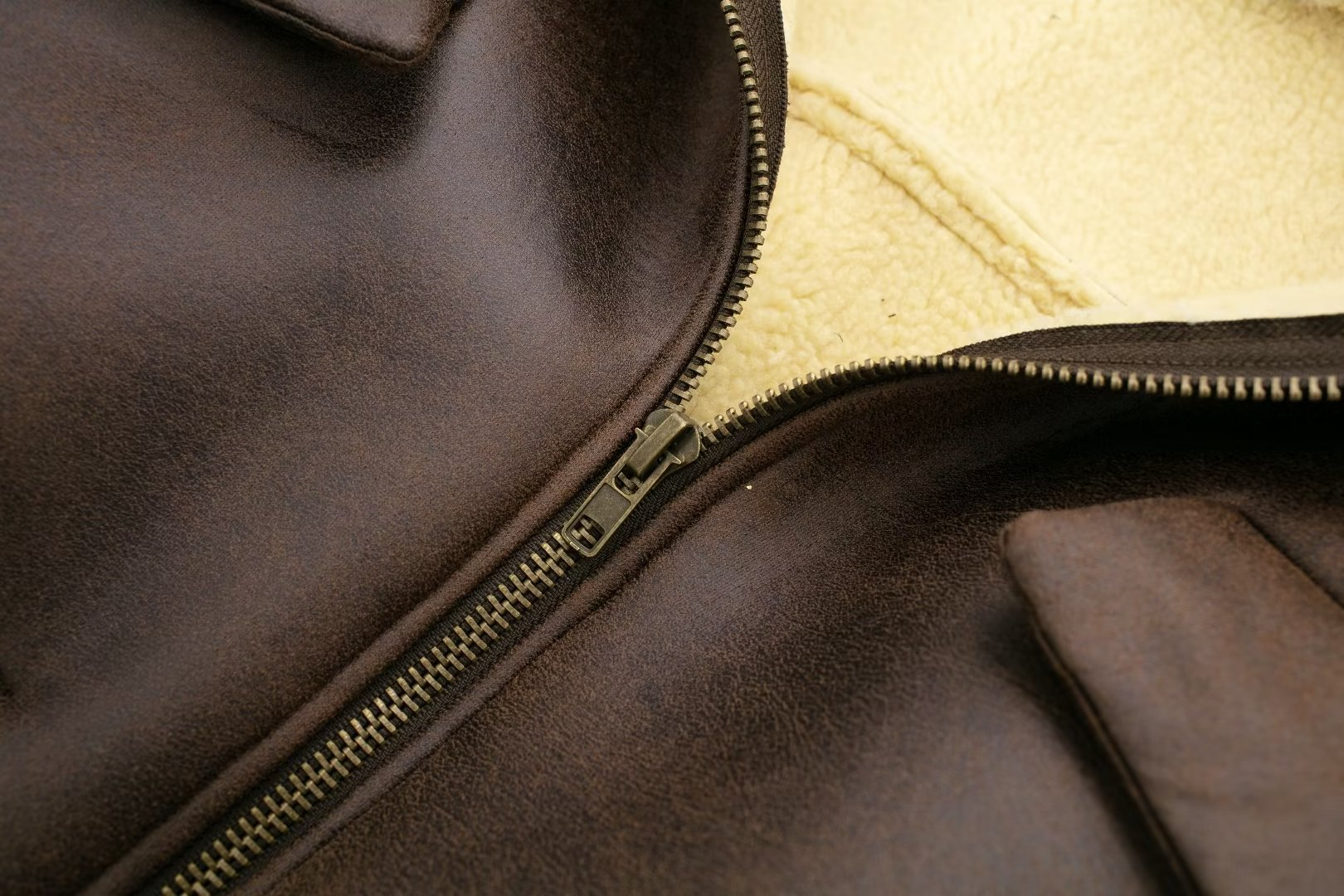 Långärmad jaket med fleece