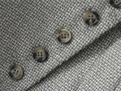 Elegant svartvit mönstrad väst