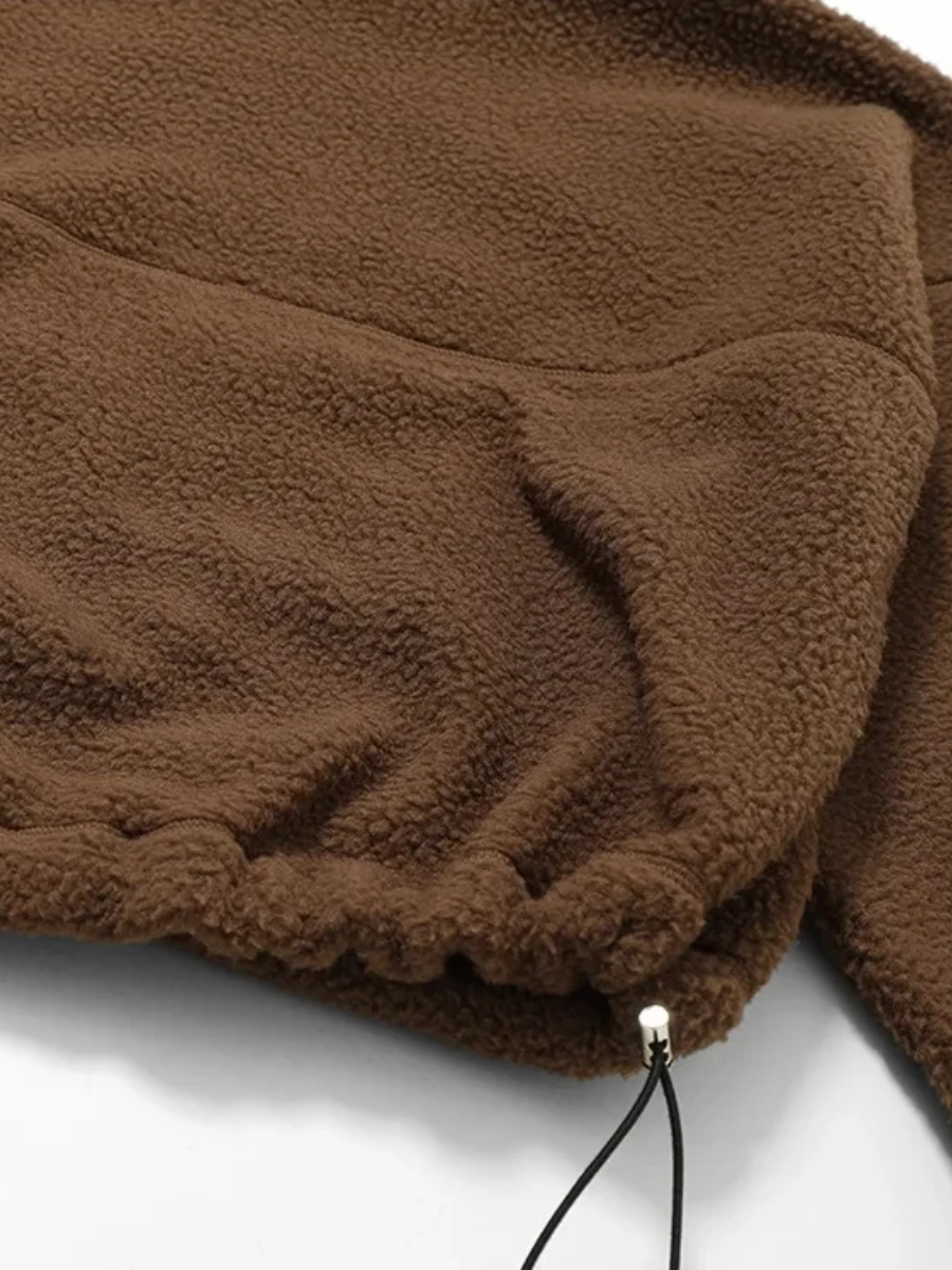 Fitness mjuk fleecejacka