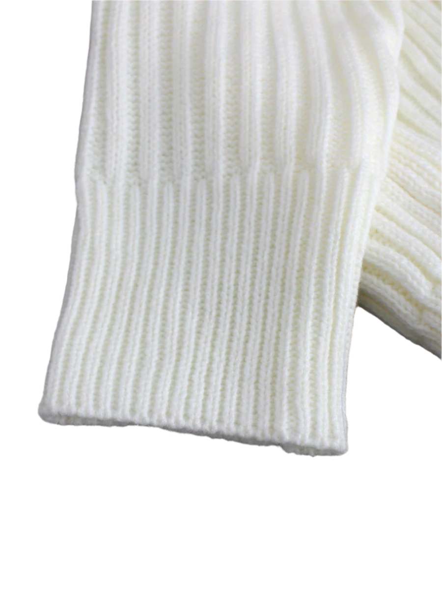 Linnétröja med asymmetrisk halsringning