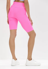 High-waisted sports shorts