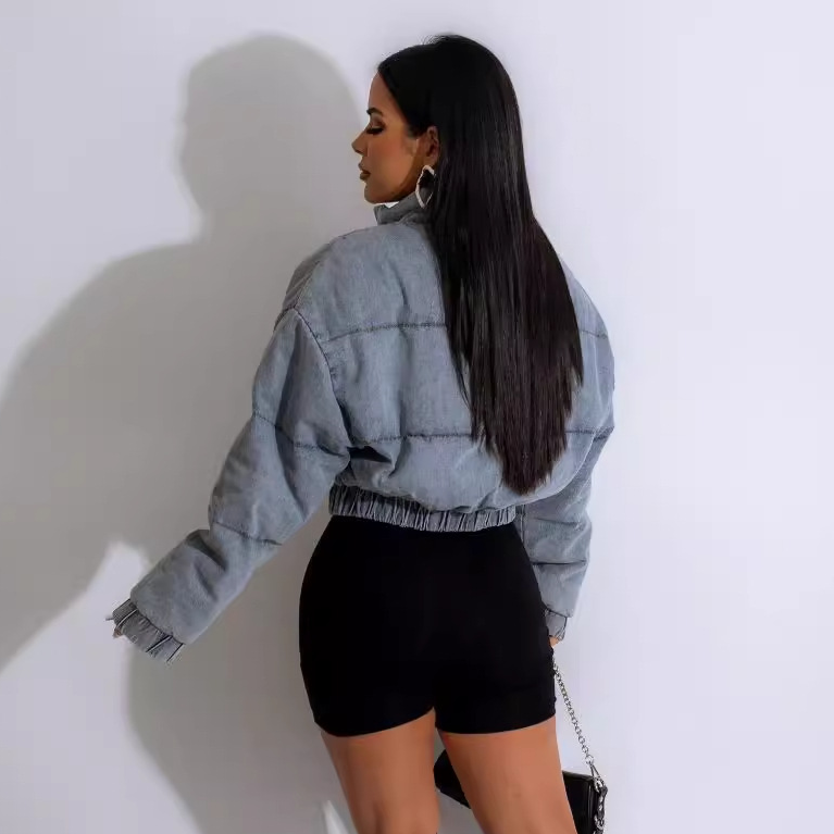 Snygg denimjacka i bomull