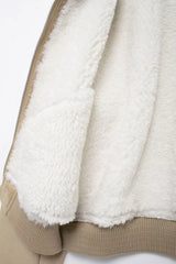 Dubbelsidig jacka med gängad fåll