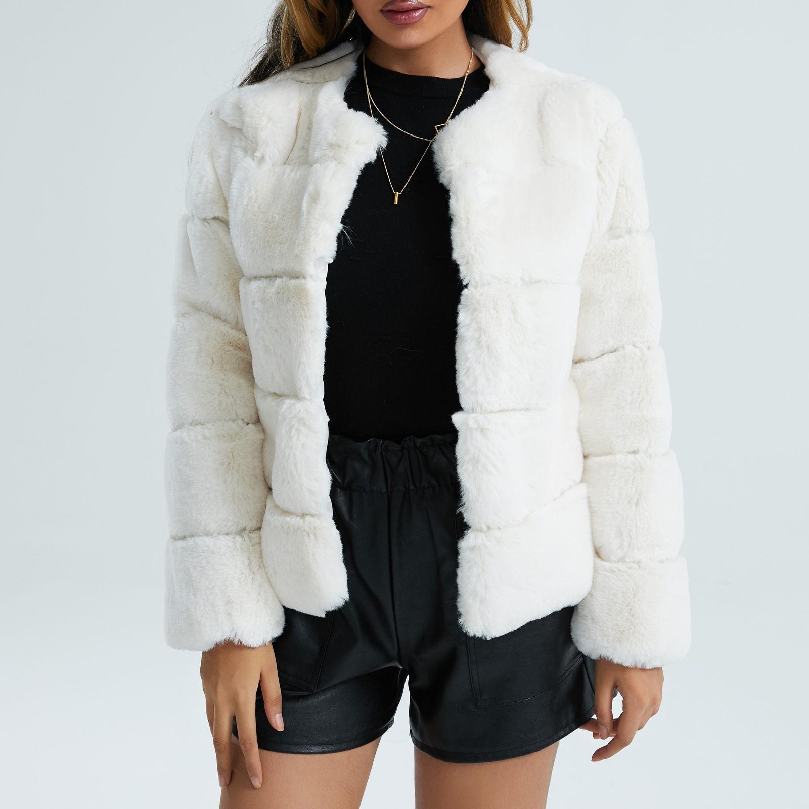Luxury short fur jacket