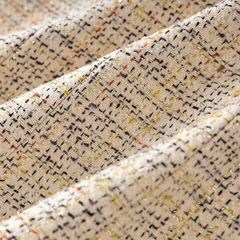 Elegant aprikospläterad lång kappa