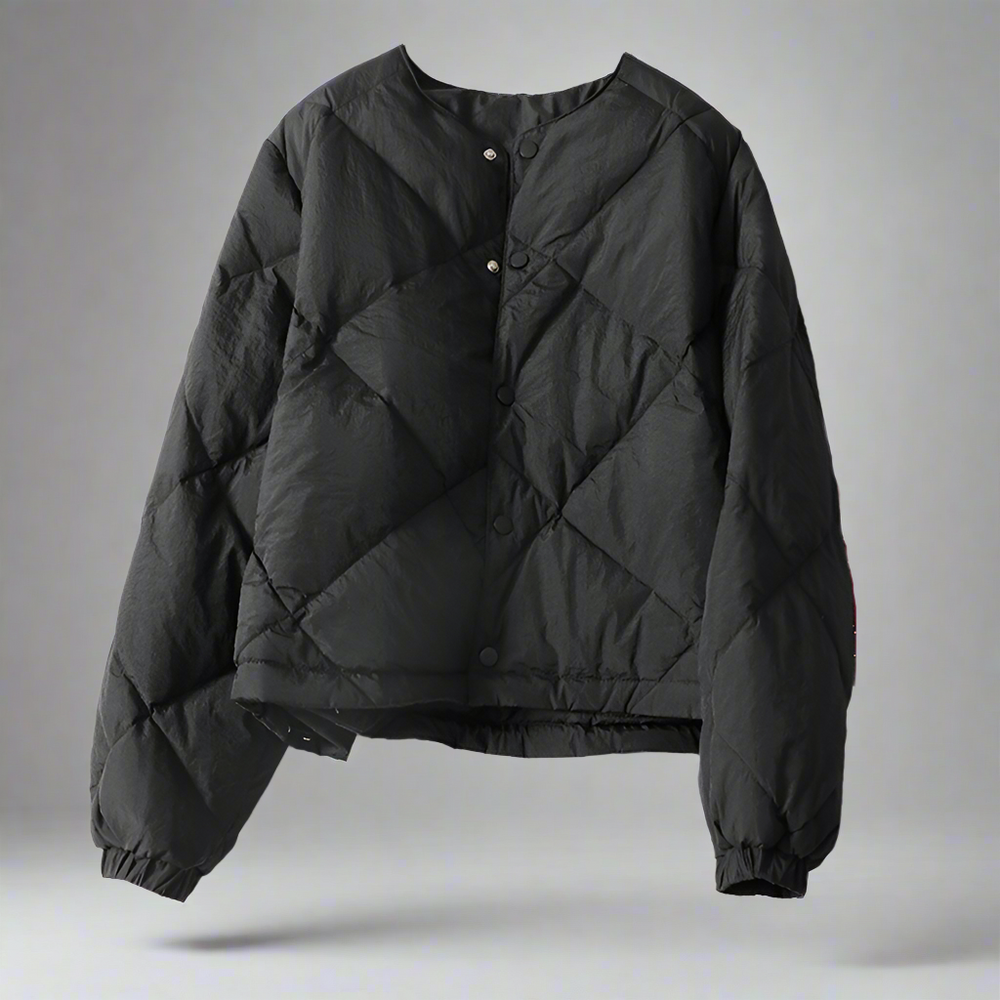 Lattice kort bomull vadderadJacka