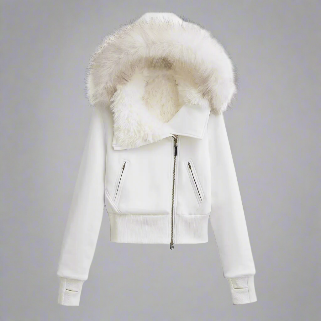 Cassius fleecad hoodiejacka