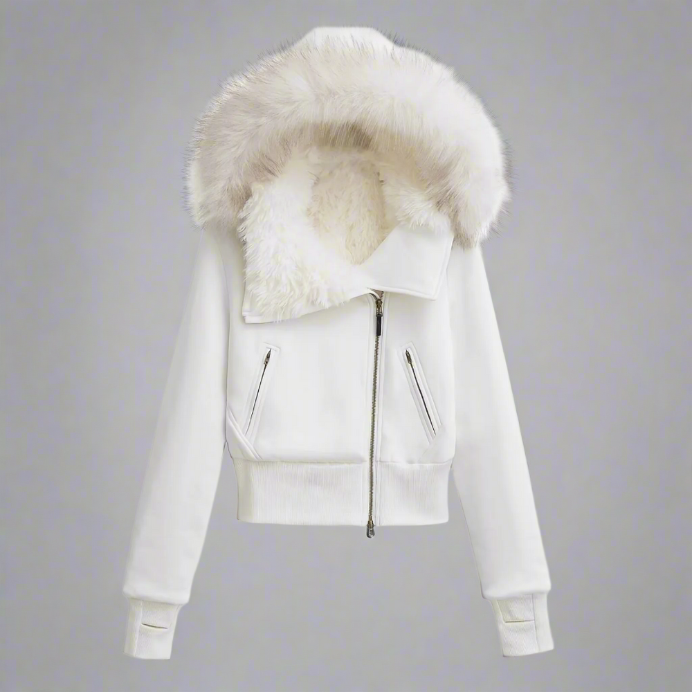 Cassius fleecad hoodiejacka