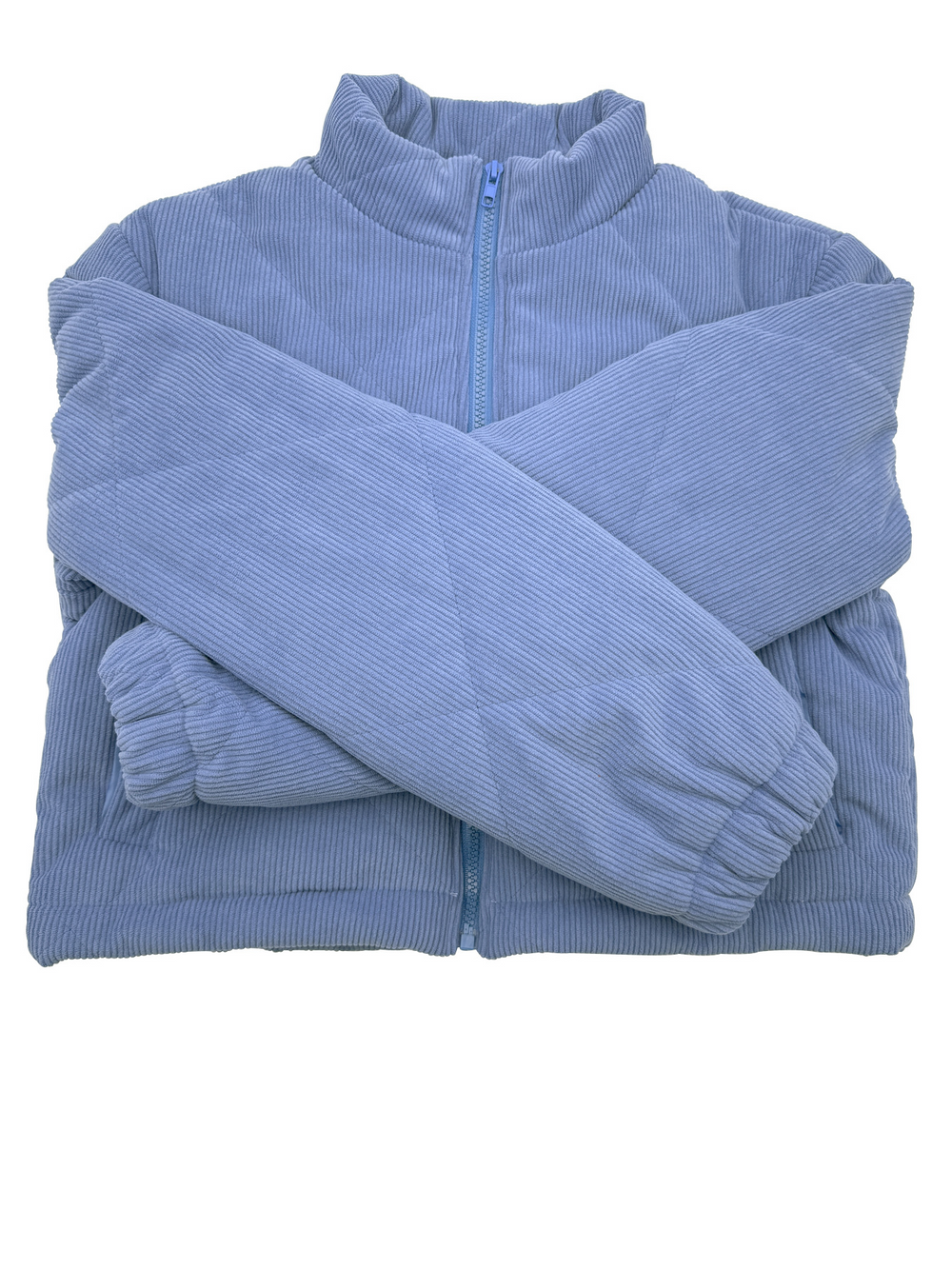 Marinblå casual kort jacka