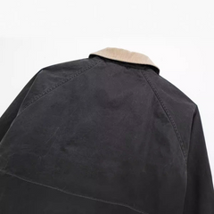 Varm casual jacka med polokrage