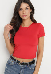 Basic short-sleeved top