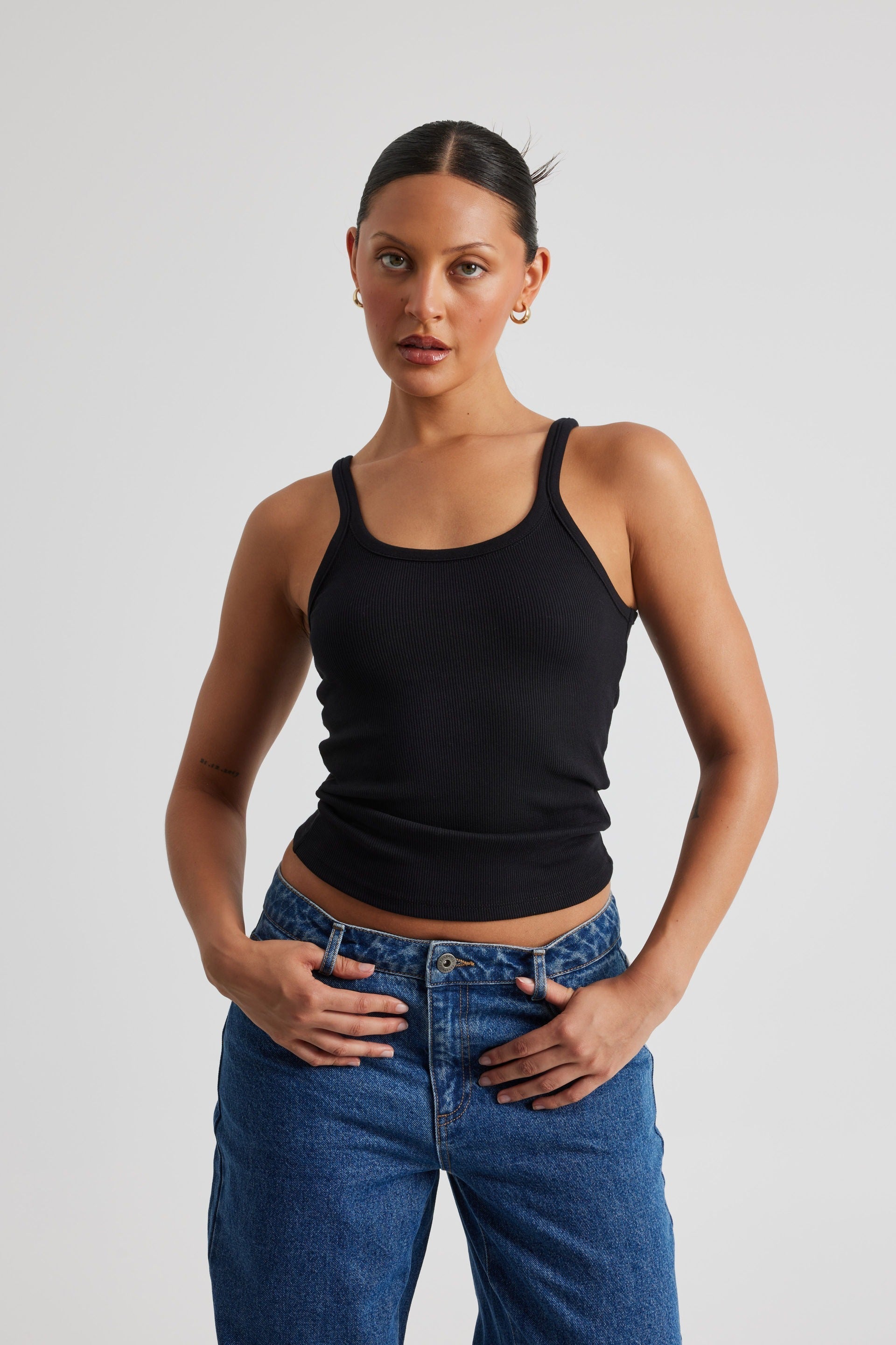 Classic ribbed tank top