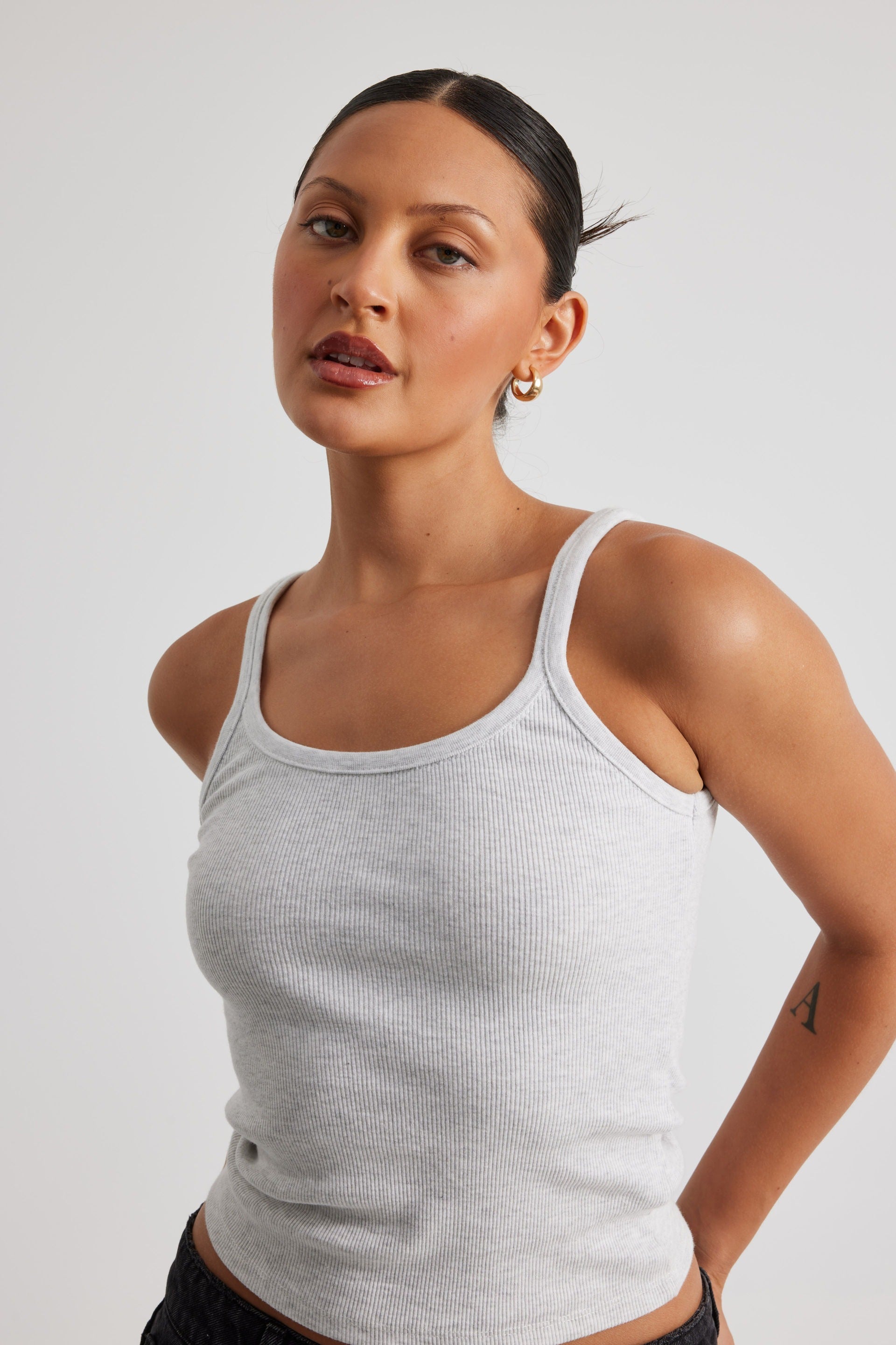 Classic ribbed tank top