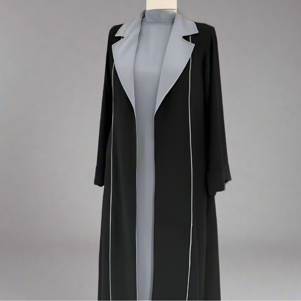 Mode lång cardigan trenchcoat