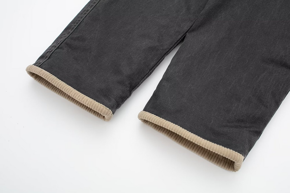 Varm casual jacka med polokrage