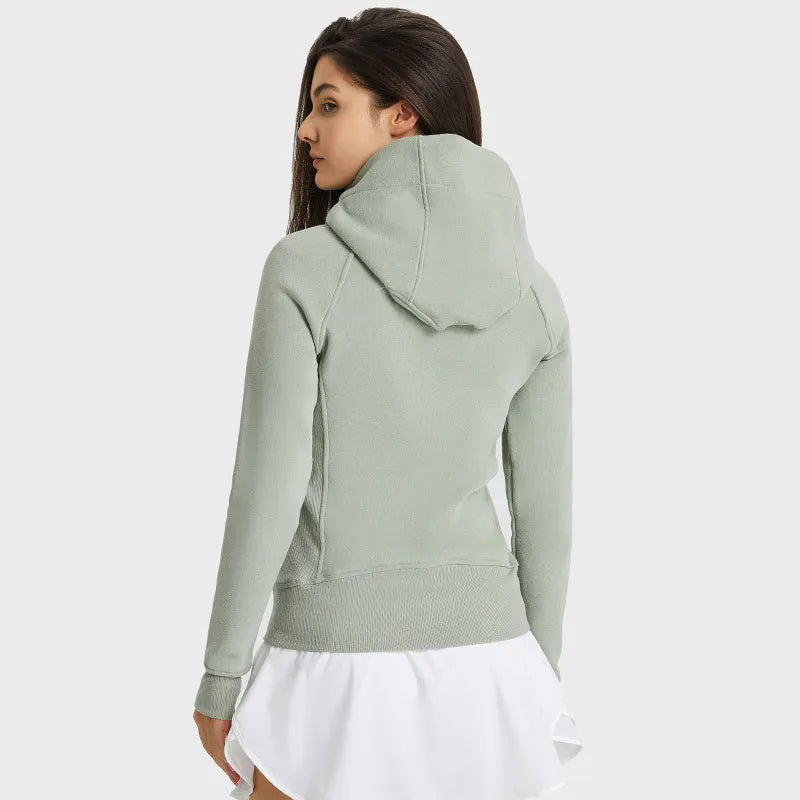 Hooded sports jacket