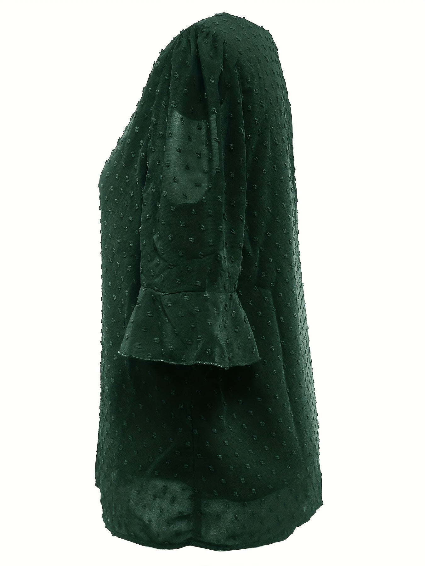 Lös blus med låg ärm