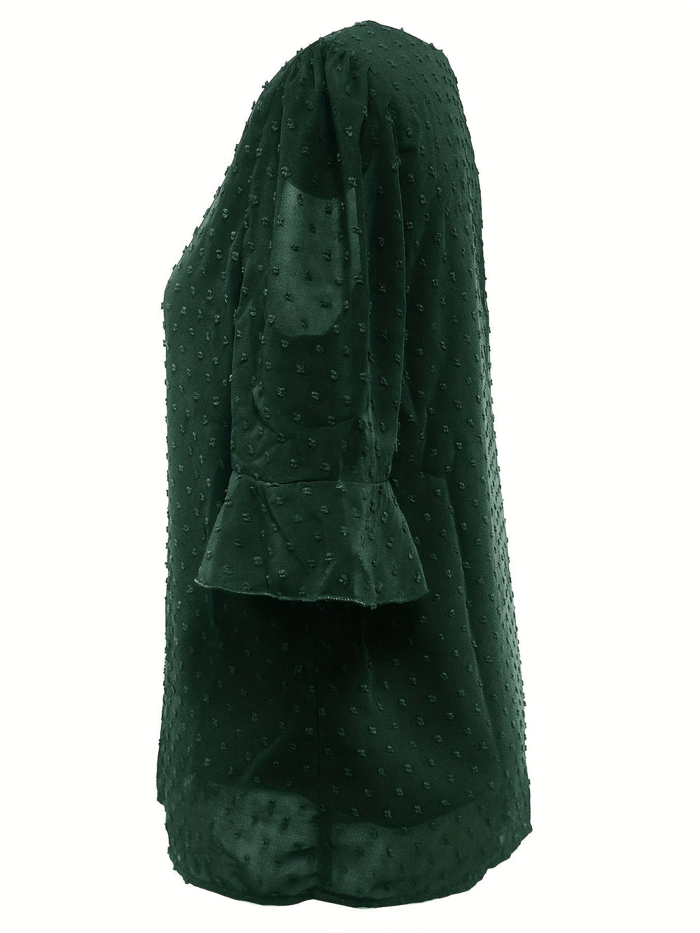 Lös blus med låg ärm