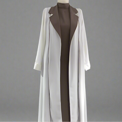 Mode lång cardigan trenchcoat