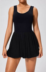 Pleated tennis dress